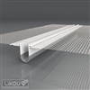 LIKOV LD-NH P PVC 06 lišta dilatační průběžná 2D se  sklovláknitou tk. 100/10mm délka 2,5m